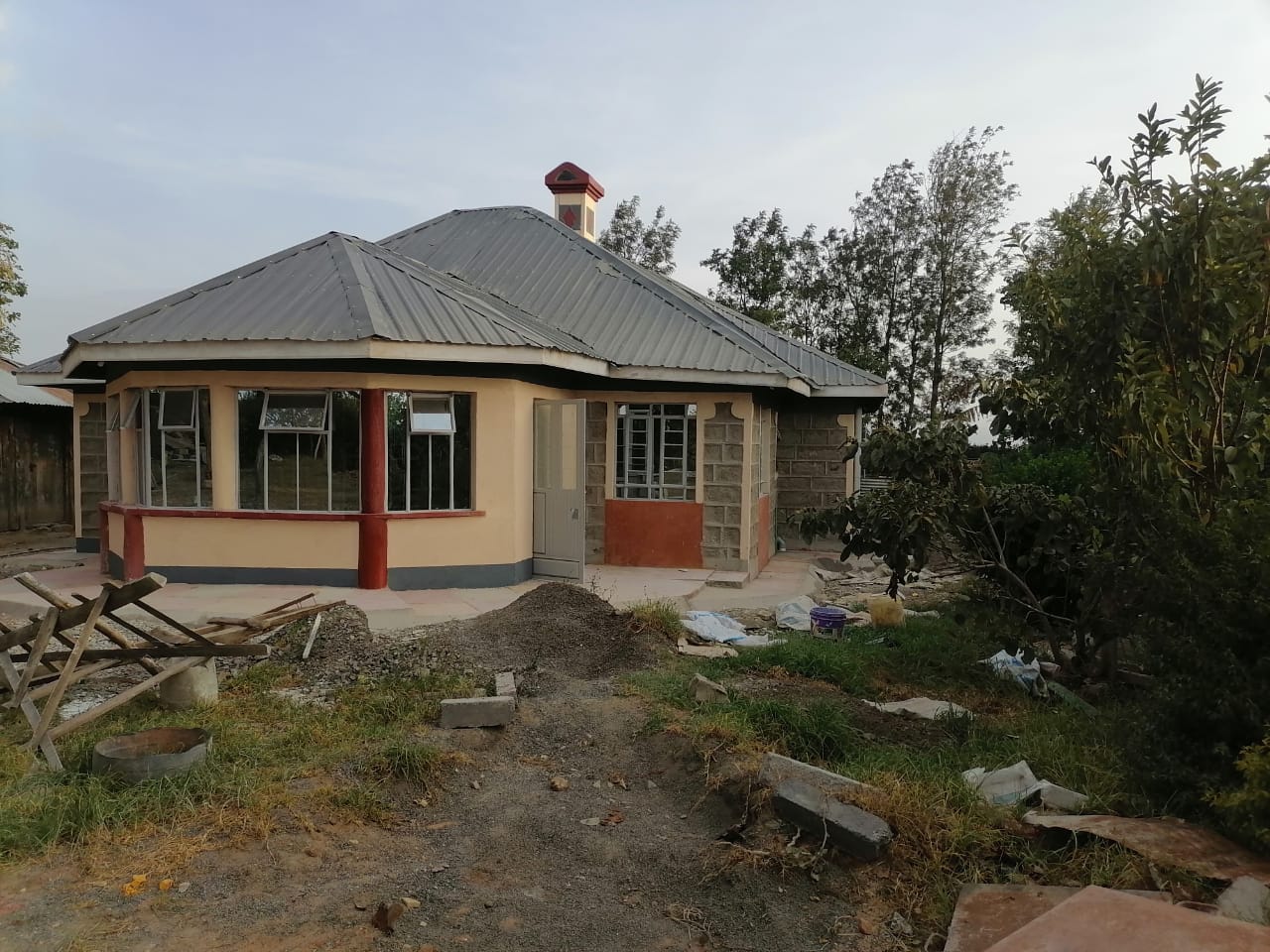 Construction of residential home